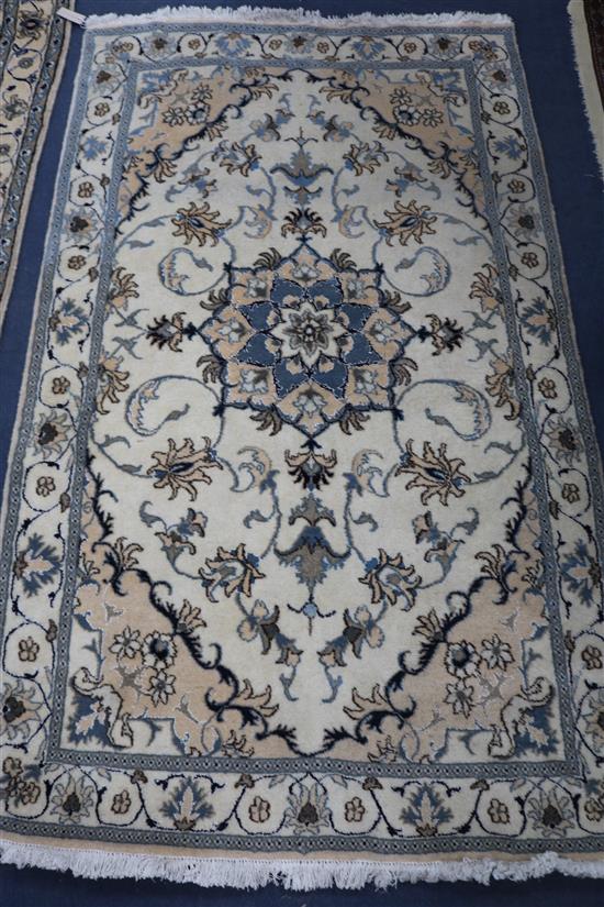 A Nain carpet 195 x 115cm